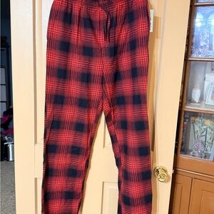 Target‎ Red and Black Plaid Flannel Pajama Pants